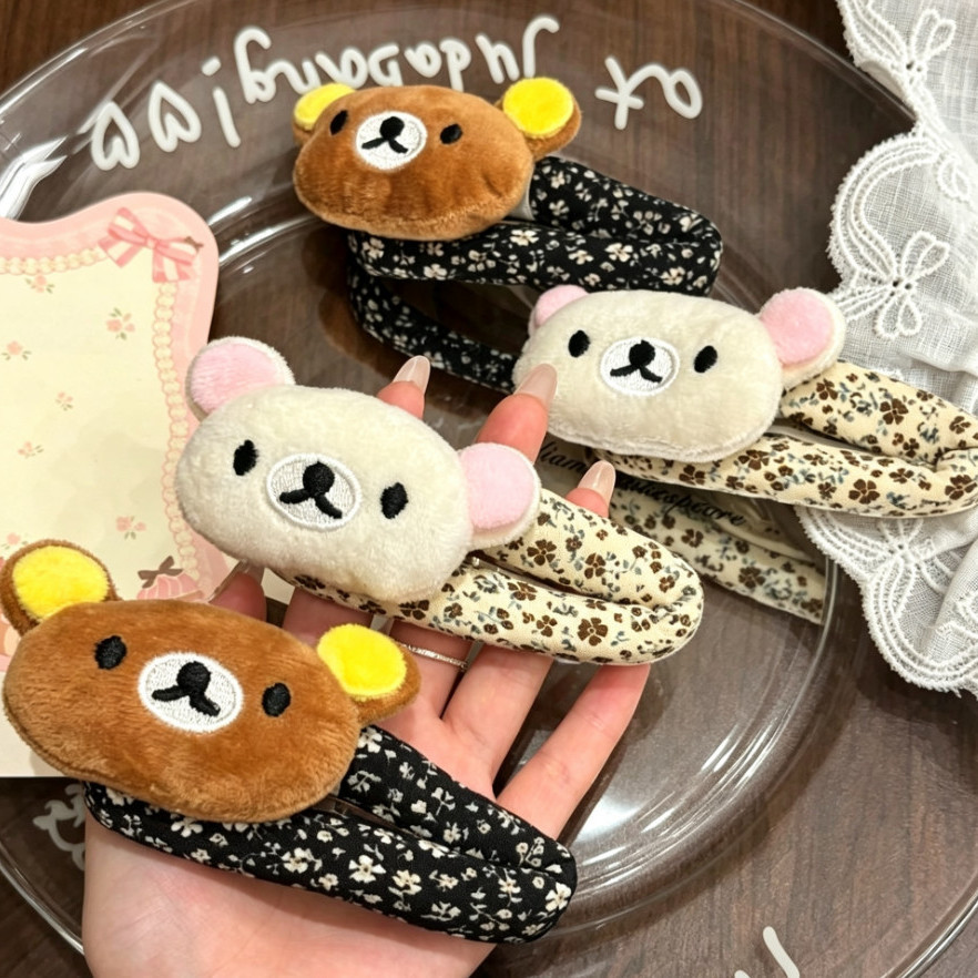 Hair Care Korean Products - Sweet Rilakkuma cartoon Breaking Clip Korean