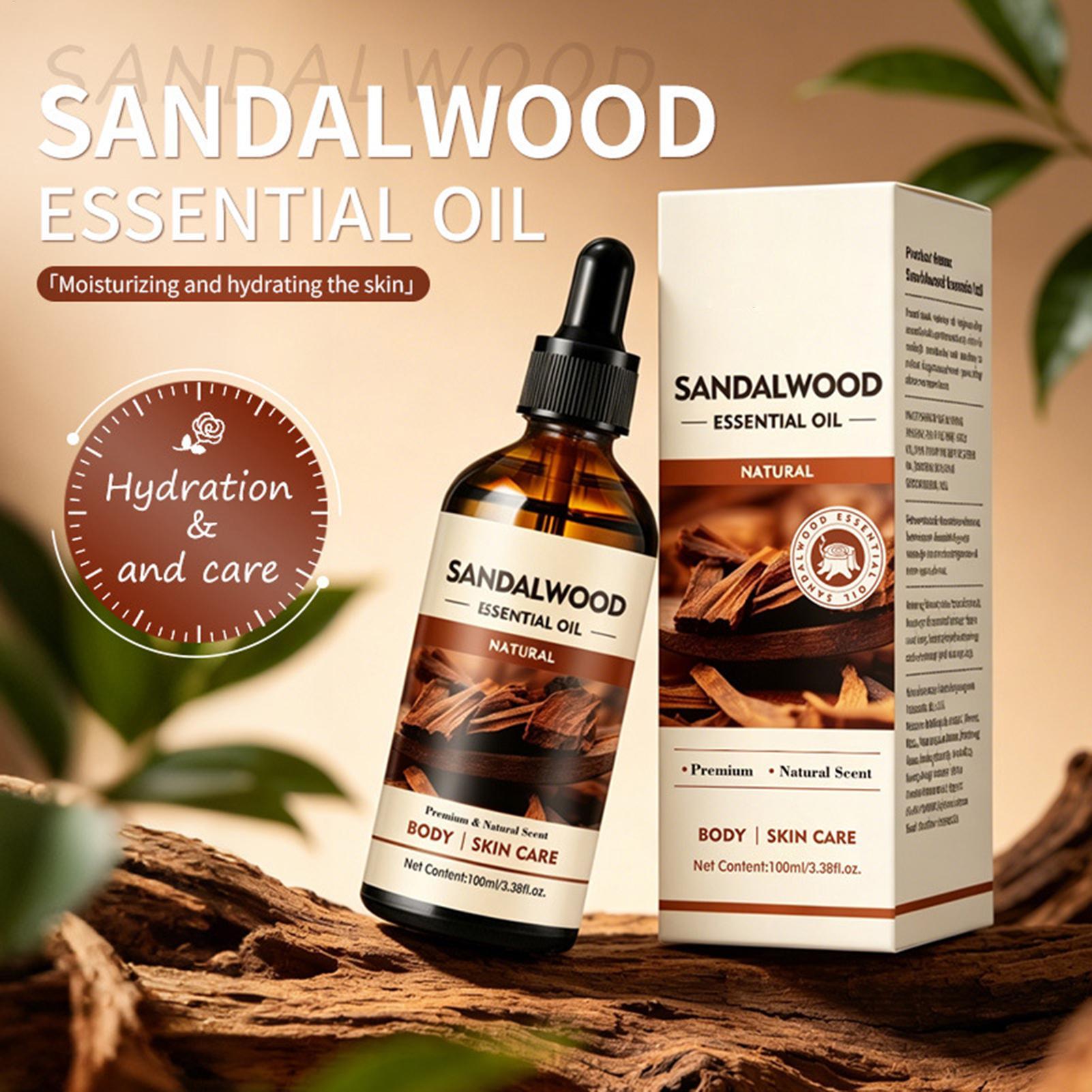 Hair Care Essential Oil - Sandalwood Fragrance Oil 100ml Natural Aromatherapy