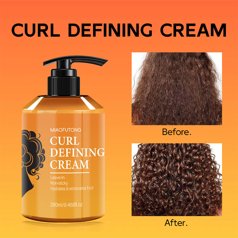 Hair Care Korean Products - 280ml Curly hair cream Elastic styling