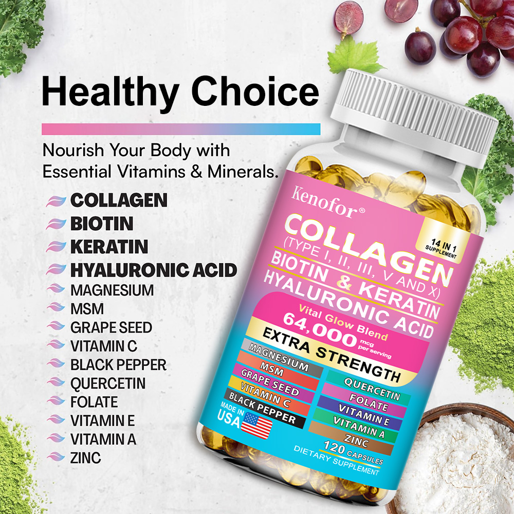 Complex Collagen Capsules, Bri - Hair Care Vitamin ulasan dan harga