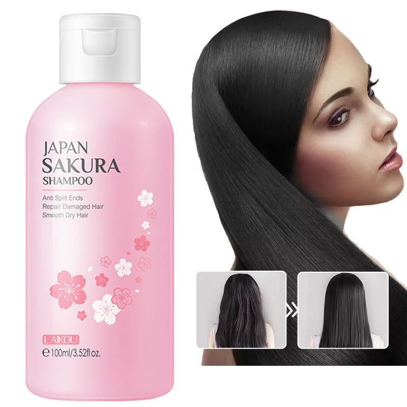 LAIKOU Japan Sakura  Shampoo R - Hair Care Korean Products ulasan dan harga