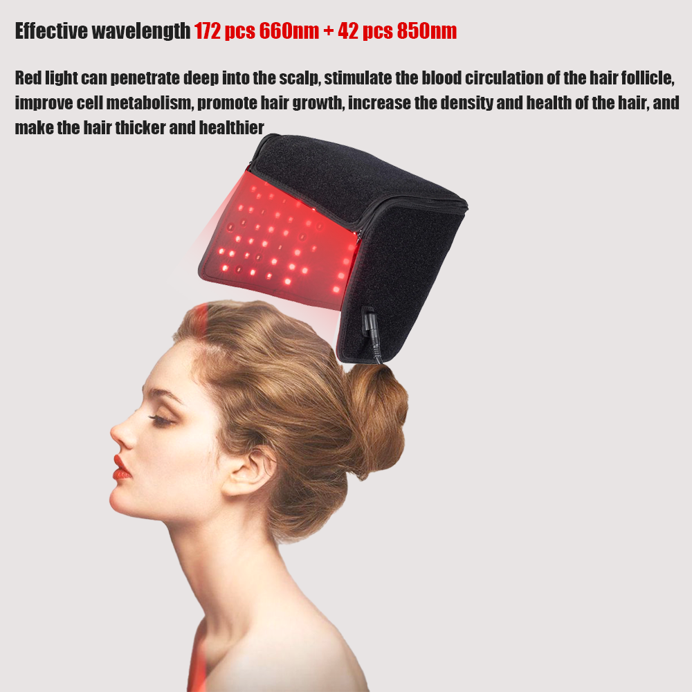 Hair Growth Cap 215pcs Red Lig - Hair Care For Hair Loss ulasan dan harga