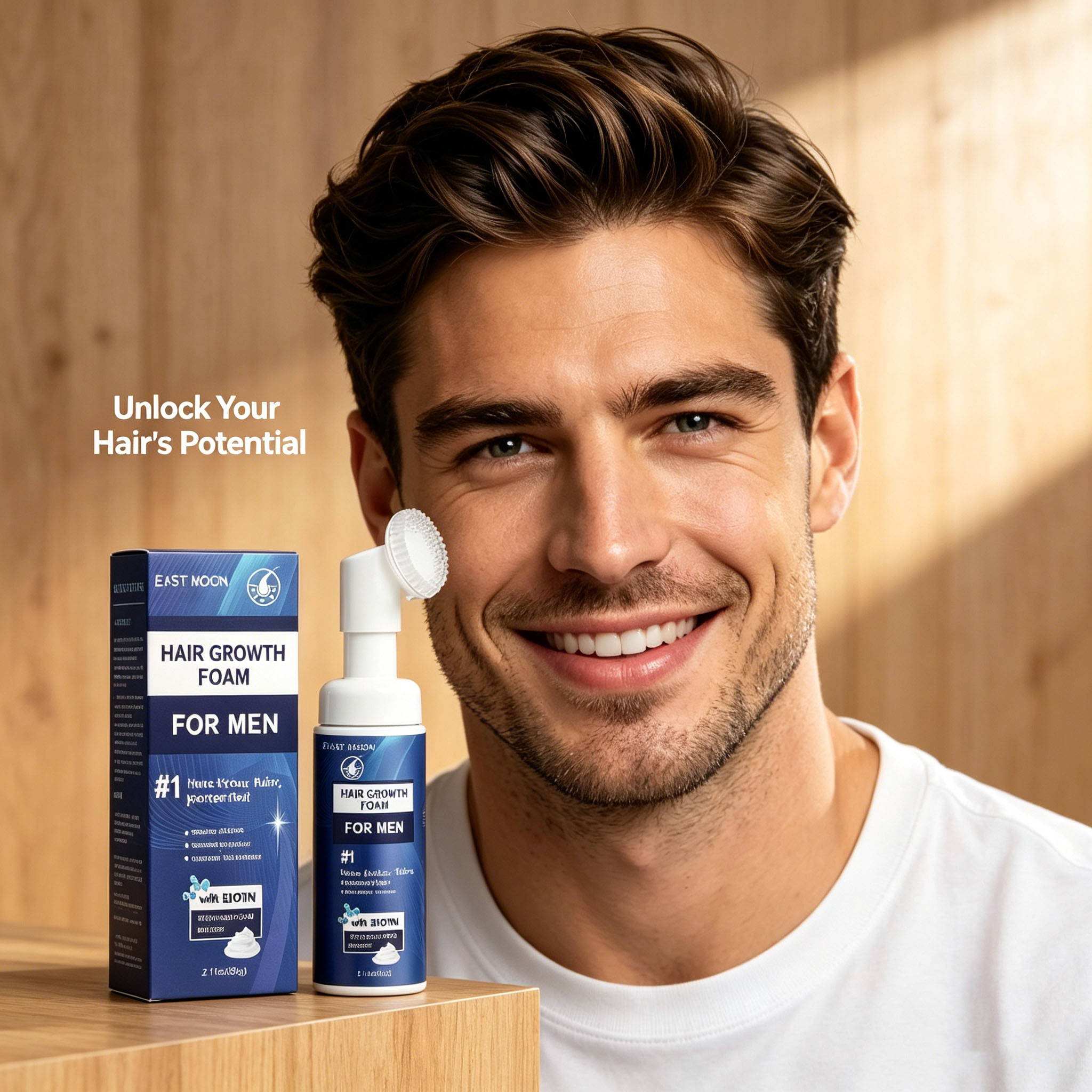 Hair Growth Foam Silicone Brus - Hair Care For Hair Loss ulasan dan harga