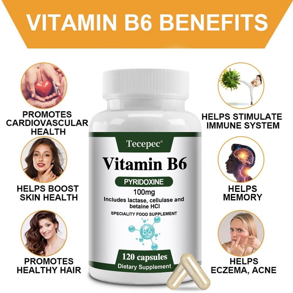 Vitamin B6 Capsules, Essential - Hair Care Vitamin ulasan dan harga