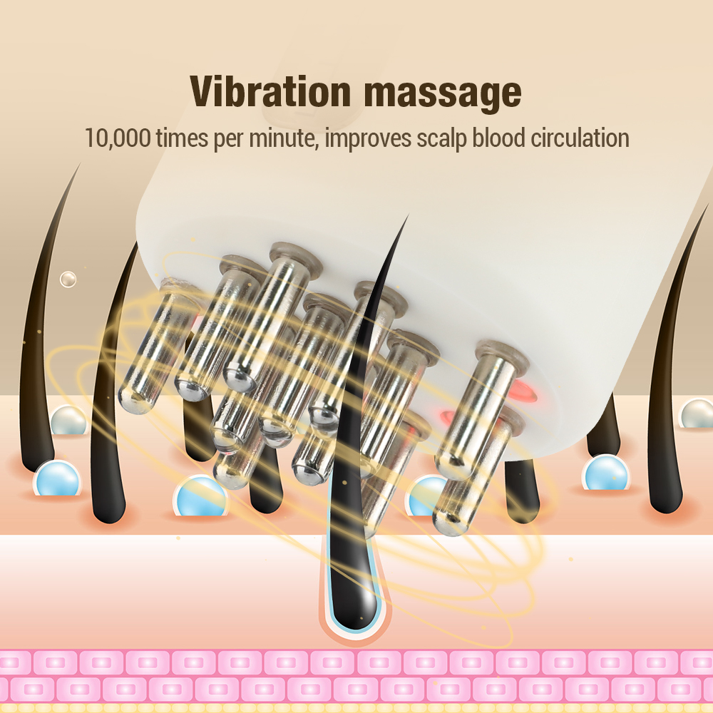 Electric Vibration Head Massag - Hair Care Essential Oil ulasan dan harga