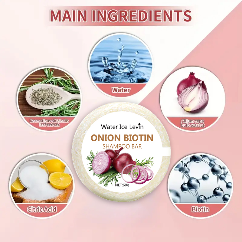 Onion & Biotin Shampoo Bar - 6 - Hair Care Vitamin ulasan dan harga