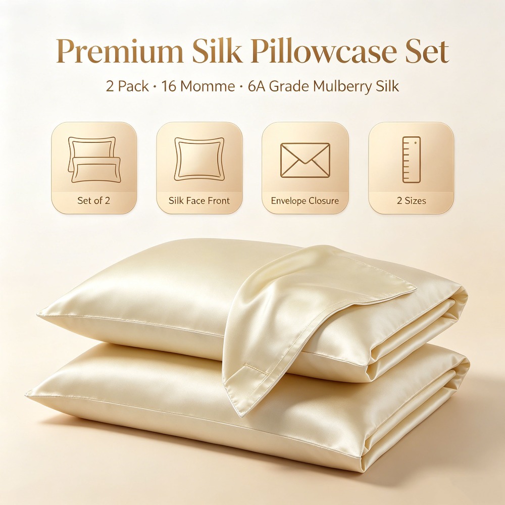 2 Pack 16 Momme Mulberry Silk  - Hair Care Hospital ulasan dan harga