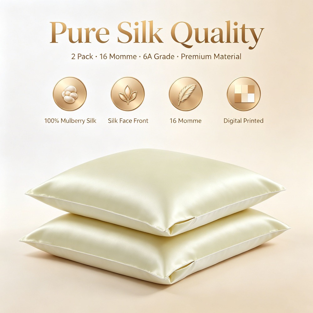 2 Pack 16 Momme Mulberry Silk  - Hair Care Hospital ulasan dan harga