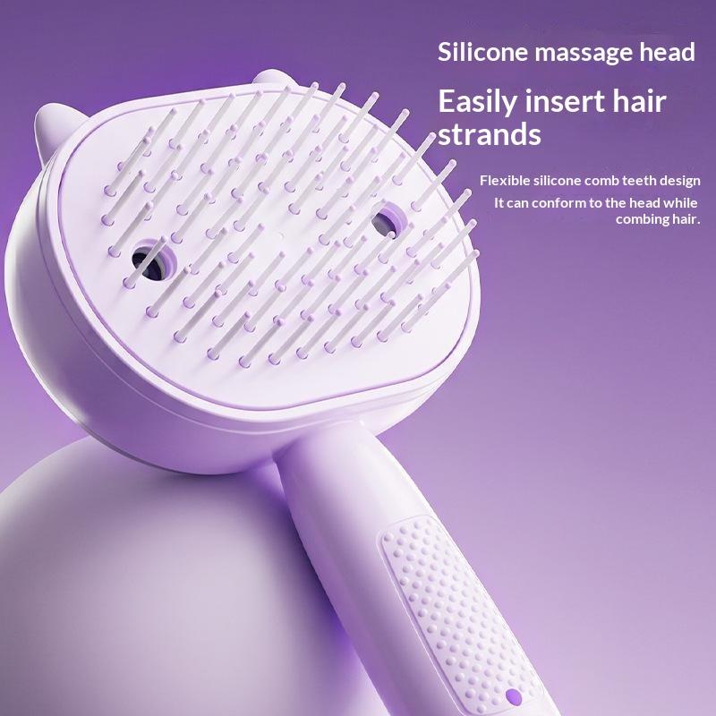 【H】1Pcs Cute Cat Ear Electric  - Hair Care Essential Oil ulasan dan harga