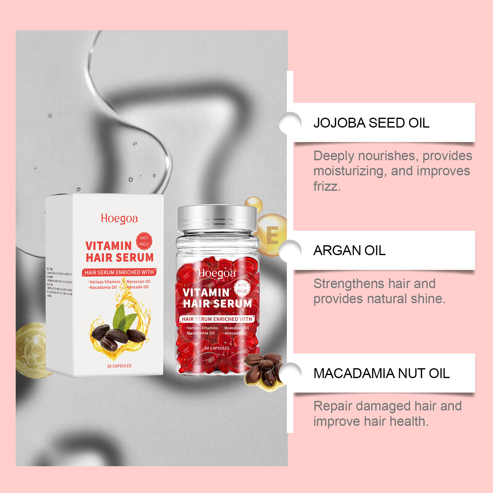 Vitamin Hair Care Serum Capsul - Hair Care Vitamin ulasan dan harga
