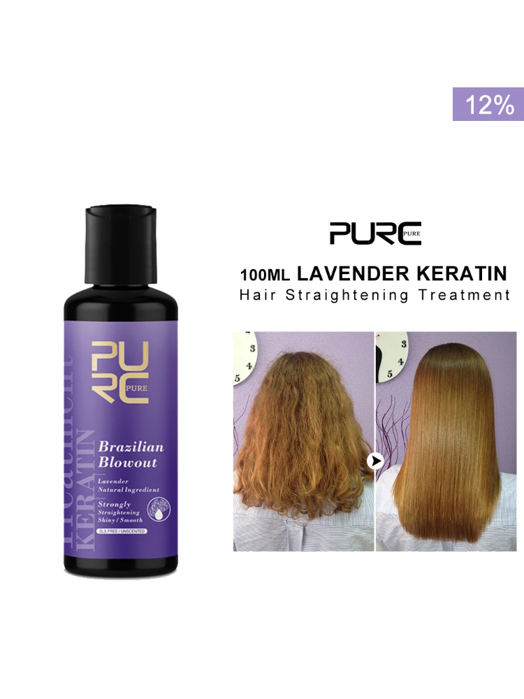 PURC Lavender 12% Brazilian Ke - Hair Care Korean Products ulasan dan harga
